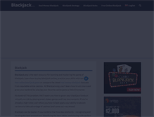 Tablet Screenshot of blackjack.org