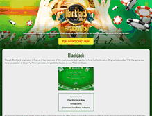 Tablet Screenshot of blackjack.info
